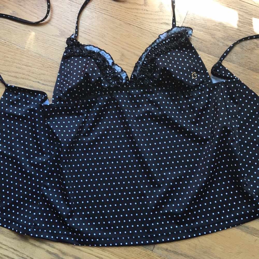 Guess Tankini Bikini Polka Dot